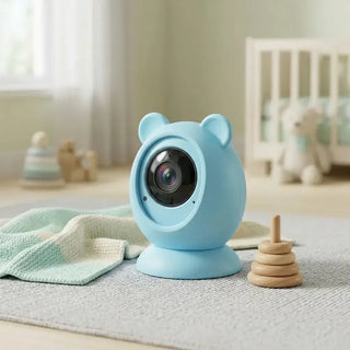 Smart Baby Monitor by Univers Nest displaying live video feed and controls for 24/7 baby monitoring and peace of mind.