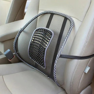 Univers Nest car support cushion with ergonomic lumbar design, providing optimal comfort and back support for vehicle seating.
