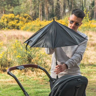 Ombrelle pour poussette | Protection Solaire Ajustable - Univers Nest