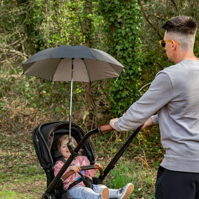 Ombrelle pour poussette | Protection Solaire Ajustable - Univers Nest