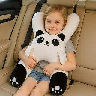 Ergonomic Univers Nest travel pillow with neck support, shown in a compact, portable design for comfortable travel rest.
