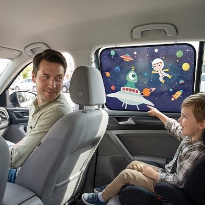 Pare soleil voiture bébé | Protection UV - Univers Nest