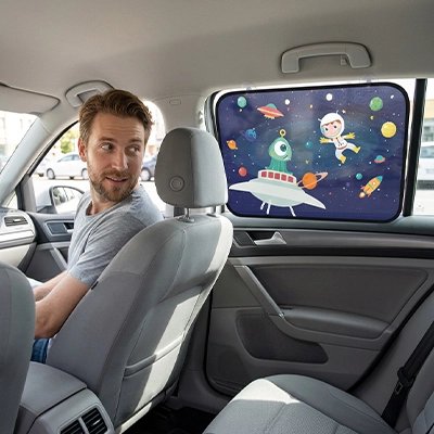 Pare soleil voiture bébé | Protection UV - Univers Nest