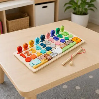 Artisanal wooden puzzle by Univers Nest featuring intricately carved wooden pieces for creative assembly and decorative display.