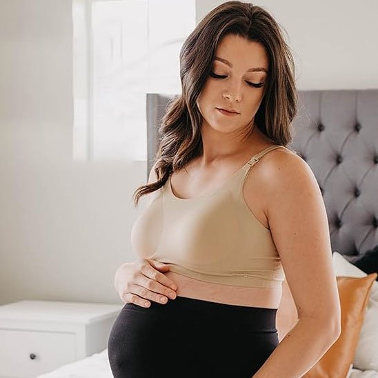 Univers Nest nursing bra offering ultra comfort, soft fabric, adjustable straps, and easy breastfeeding access.