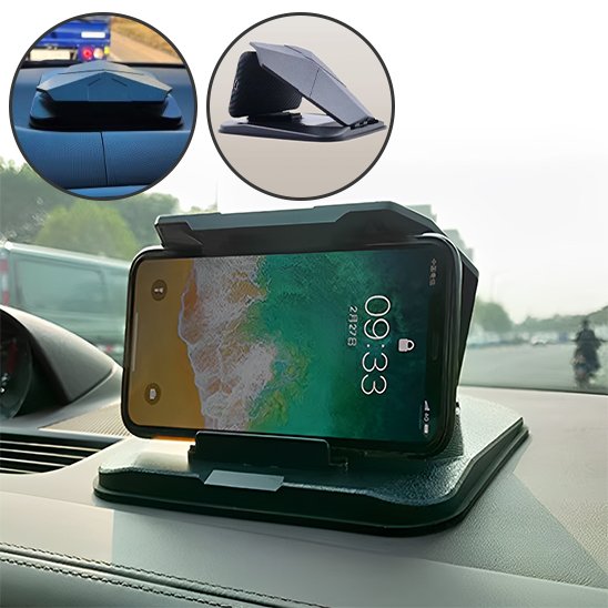 Univers Nest Car Phone Mount with ultra-stable support, securely holding smartphones in a vehicle for safe, hands-free use.