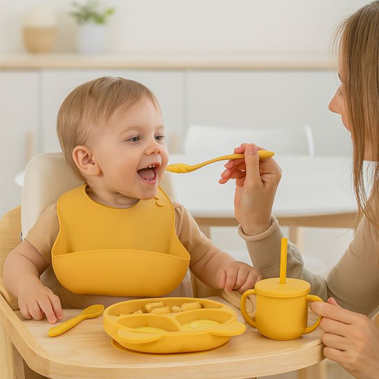 BPA-Free Baby Tableware Set | Non-Slip & Safe for Babies - Univers Nest