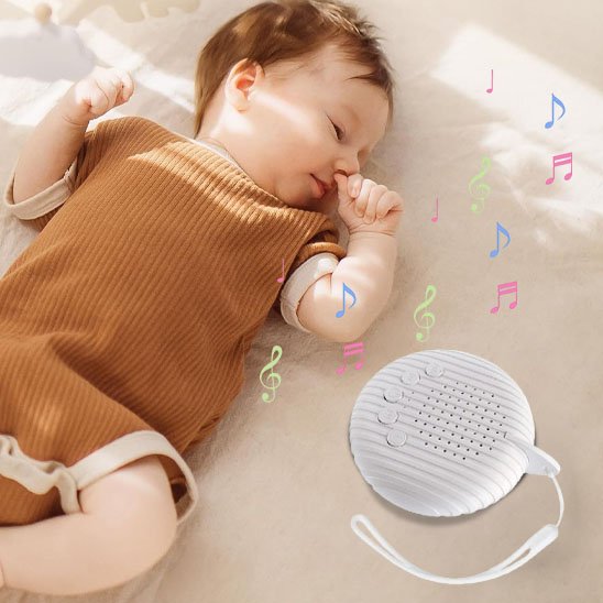 White noise night light from Univers Nest, designed to promote peaceful sleep with calming illumination.