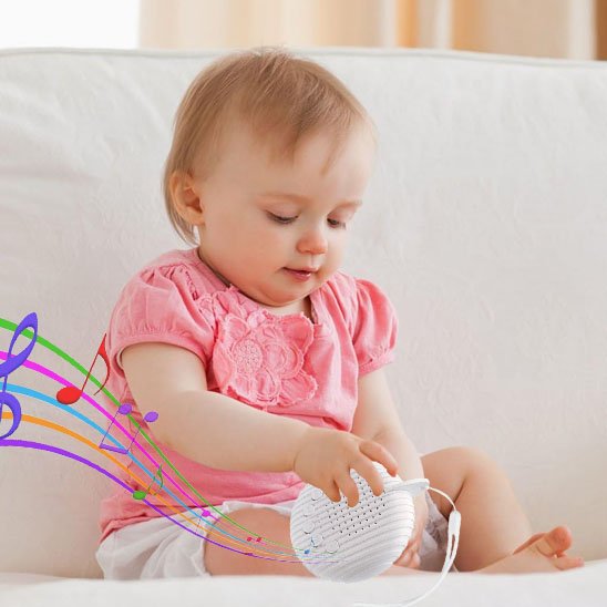 White noise night light from Univers Nest, soft glow for peaceful sleep, ideal for nurseries and calming bedtime routines.